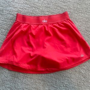 Red Alo Tennis skirt, size small
